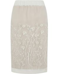 P.A.R.O.S.H. - Midi Skirt - Lyst