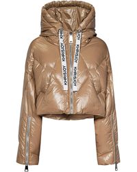 Khrisjoy - Khris Crop Shiny Down Jacket - Lyst