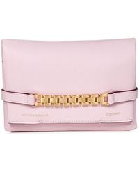 Victoria Beckham - Clutch Mini Chain Pouch With Long Strap - Lyst