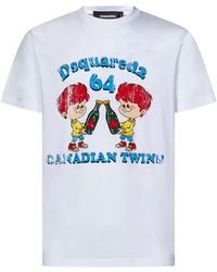 DSquared² - Canadian Twins Cool Fit T-Shirt - Lyst
