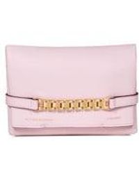 Victoria Beckham - Mini Chain Pouch With Long Strap Clutch - Lyst