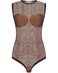 Nensi Dojaka - Structured Cups Fitted Bodysuit - Lyst