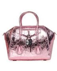 Givenchy - Antigona Lock Mini Handbag - Lyst