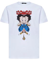 DSquared² - T-Shirt Betty Boop Cool Fit - Lyst
