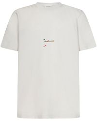 Saint Laurent - Bruno V Roels Paint T Shirt - Lyst