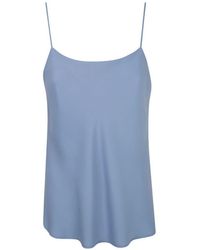 Herno - Top Camisole Azzurro - Lyst