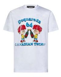 DSquared² - Canadian Twins Cool Fit T-Shirt - Lyst