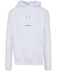 Saint laurent white sweatshirt Clearance