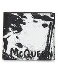 Alexander McQueen - Mcqueen Graffiti Wallet - Lyst