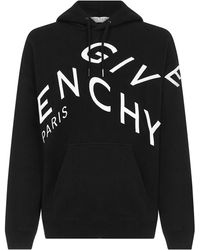 Mens black givenchy hoodie Clearance