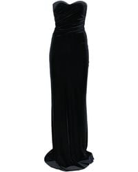 Amazuìn - Amazuin Julien Velvet Long Dress - Lyst