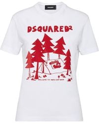 DSquared² - D2 Logo-Print T-Shirt - Lyst