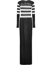 Jean Paul Gaultier - Abito In Maglia Marinière Signature - Lyst