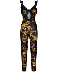 Versace - Watercolour Couture Jumpsuit - Lyst