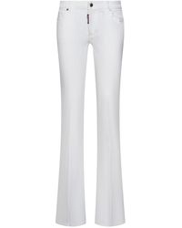 DSquared² - Jeans Bull Dyed Medium Waist Flare Twiggy - Lyst