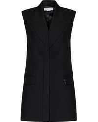 Victoria Beckham - Abito Mini Sleeveless Tailored Dress - Lyst