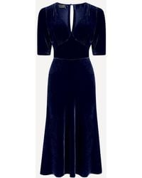 Michelle Corvane - Velvet Bella Tea Dress - Lyst