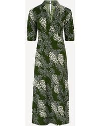 Michelle Corvane - Khaki Wisteria Sadie Dress - Lyst