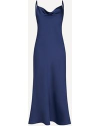 Michelle Corvane - Aurelia Satin Slip Dress - Lyst