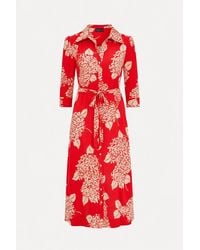 Michelle Corvane - Hydrangea Print Vera Shirt Dress - Lyst