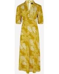 Michelle Corvane - Wisteria Print Sadie Dress - Lyst