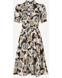 Michelle Corvane - Cloudflower Print Iris Dress - Lyst