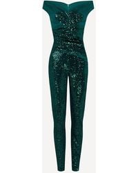 Pretty Eccentric - Femme Totale Sequin Jumpsuit - Lyst