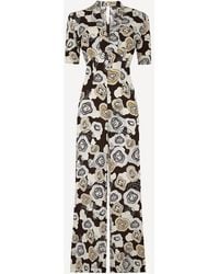 Michelle Corvane - Cloudflower Print Mabel Jumpsuit - Lyst