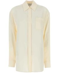 Sportmax - Overhemden ,Wit ,Tonale Shirt - Lyst