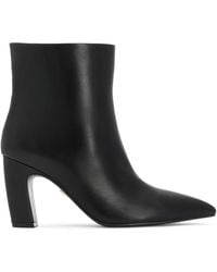 Kazar - Schwarze Stiefeletten Mit Absatz Und Slip-On-Obermaterial - Lyst