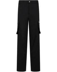 Billionaire - Broeken ,Zwart ,Katoen Gabardine Cargo Broek - Lyst