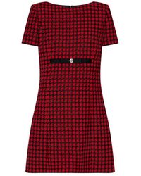 Versace - Vestido De Tweed, Mujer, Talla - Lyst