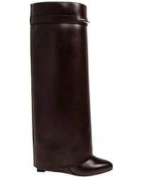 Givenchy - Schoenen ,Bruin ,Leer Shark Boots - Lyst