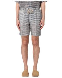 120% Lino - Casual Shorts - Lyst