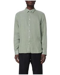 Woolrich - Klassisches Leinenhemd - Lyst