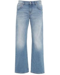 Mauro Grifoni - Weite jeans mit gürtelschlaufen - Lyst