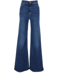 Twinset - Jeans ,Blauw ,Flared Jeans - Lyst