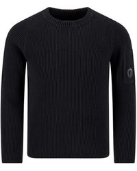 C.P. Company - Round-Neck Knitwear - Lyst