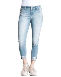 Zhrill - Cropped Jeans - Lyst