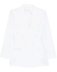 Max Mara - Jassen ,Wit ,Katoen Pagella Blazer - Lyst