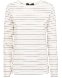 Weekend by Maxmara - Maglione a righe in cotone - Lyst