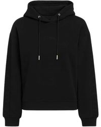 Guess - Hoodies & Sweatvesten ,Zwart ,Katoen Stacie Hoodie - Lyst
