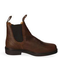 Blundstone - Schoenen ,Bruin ,Leer Leren Chelsea Boot Met Elastische Inzet - Lyst