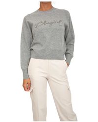 Blugirl Blumarine - Round-Neck Knitwear - Lyst
