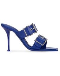 McQueen - Heeled Mules - Lyst