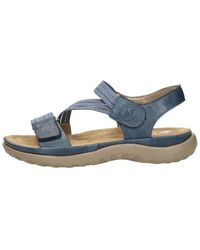 Rieker - Schoenen ,Blauw ,Sandalen Plat - Lyst