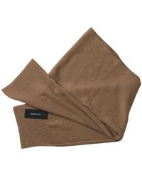 Dolce & Gabbana - Brauner gestrickter kamel wrap shawl foulard schal - Lyst