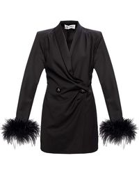 The Attico Long-sleeved Dress - Zwart