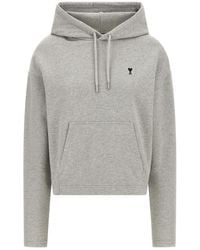 Ami Paris - De Coeur Katoenen Hoodie - Lyst