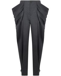 Alberta Ferretti - Tapered Trousers - Lyst